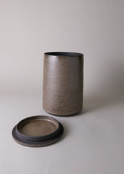 Large Canister in Tortoise Shell - Victoria Morris